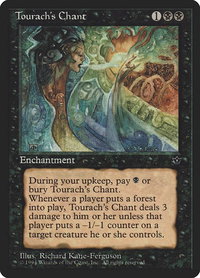Tourach's Chant - Fallen Empires (FEM) #47 - Uncommon Magic: The Gathering Trading Card