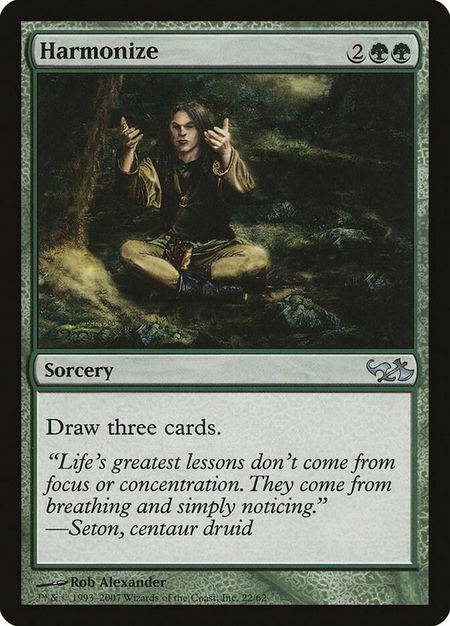 Harmonize - Duel Decks: Elves vs. Goblins Magic: The Gathering trading card