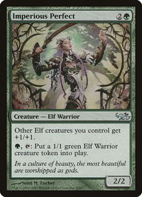 Imperious Perfect - Duel Decks: Elves vs. Goblins (EVG) #8 - Uncommon Magic: The Gathering Trading Card