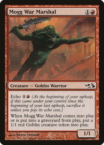Mogg War Marshal - Duel Decks: Elves vs. Goblins (EVG) #45 - Common Magic: The Gathering Trading Card