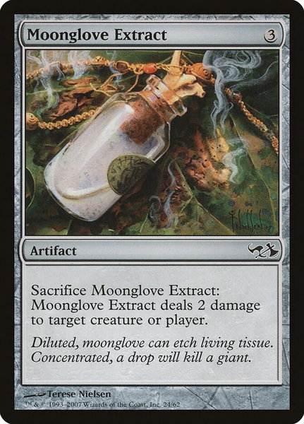 Moonglove Extract trading card from Duel Decks: Elves vs. Goblins Moonglove Extract - Duel Decks: Elves vs. Goblins Magic: The Gathering trading card