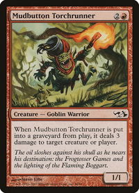 Mudbutton Torchrunner - Duel Decks: Elves vs. Goblins (EVG) #46 - Common Magic: The Gathering Trading Card