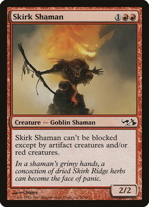 Skirk Shaman - Duel Decks: Elves vs. Goblins (EVG) #52 - Common Magic: The Gathering Trading Card