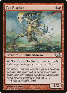 Tar Pitcher - Duel Decks: Elves vs. Goblins (EVG) #53 - Uncommon Magic: The Gathering Trading Card