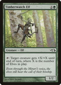 Timberwatch Elf - Duel Decks: Elves vs. Goblins (EVG) #13 - Common Magic: The Gathering Trading Card