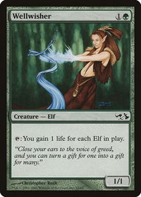 Wellwisher - Duel Decks: Elves vs. Goblins (EVG) #15 - Common Magic: The Gathering Trading Card
