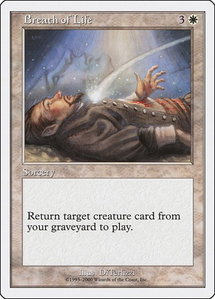 Breath of Life - Starter 2000 (S00) #3 - Uncommon Magic: The Gathering Trading Card