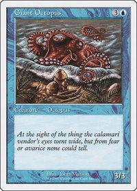 Giant Octopus - Starter 2000 (S00) #14 - Common Magic: The Gathering Trading Card