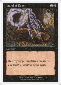 Hand of Death - Starter 2000 (S00) #25 - Common Magic: The Gathering Trading Card