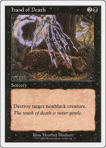 Hand of Death - Starter 2000 Magic: The Gathering trading card