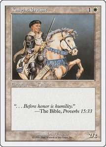Knight Errant - Starter 2000 (S00) #7 - Common Magic: The Gathering Trading Card