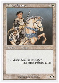 Knight Errant - Starter 2000 (S00) #7 - Common Magic: The Gathering Trading Card