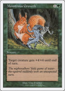 Monstrous Growth - Starter 2000 (S00) #41 - Common Magic: The Gathering Trading Card