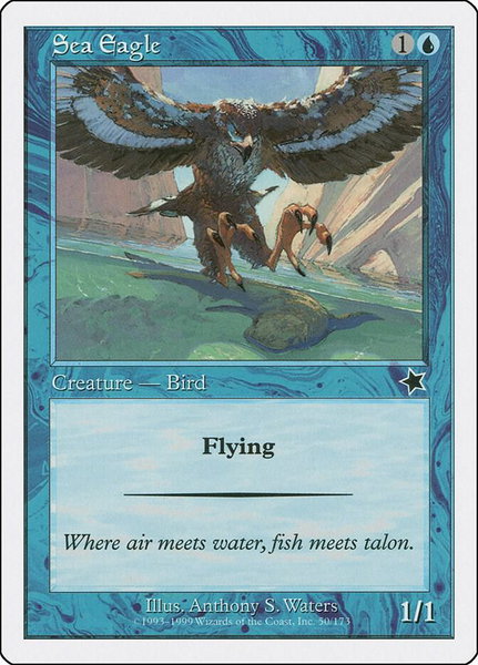 Sea Eagle trading card from Starter 1999 Sea Eagle - Starter 1999 Magic: The Gathering trading card
