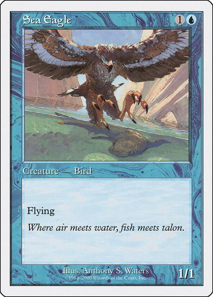 Sea Eagle trading card from Starter 2000 Sea Eagle - Starter 2000 Magic: The Gathering trading card