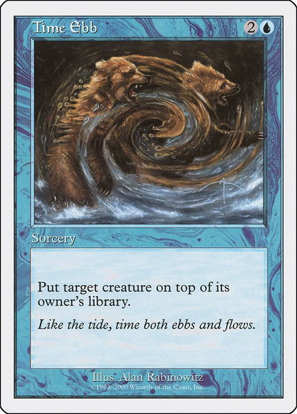 Time Ebb trading card from Starter 2000 Time Ebb - Starter 2000 Magic: The Gathering trading card