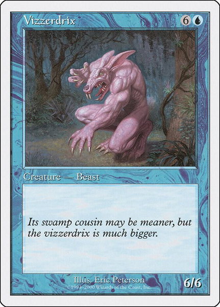 Vizzerdrix trading card from Starter 2000 Vizzerdrix - Starter 2000 Magic: The Gathering trading card