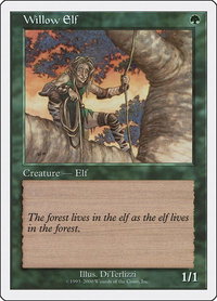 Willow Elf - Starter 2000 (S00) #45 - Common Magic: The Gathering Trading Card