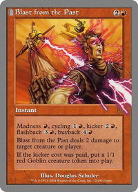 Blast from the Past - Unhinged (UNH) #72 - Rare Magic: The Gathering Trading Card