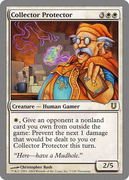 Collector Protector - Unhinged Magic: The Gathering trading card