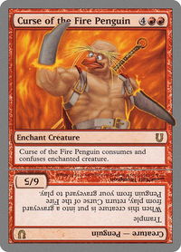 Curse of the Fire Penguin - Unhinged (UNH) #73 - Rare Magic: The Gathering Trading Card