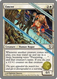 Emcee - Unhinged (UNH) #9 - Uncommon Magic: The Gathering Trading Card