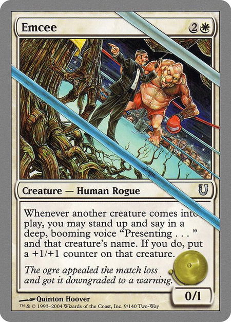Emcee - Unhinged Magic: The Gathering trading card