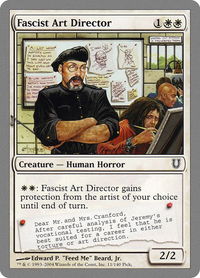 Fascist Art Director - Unhinged (UNH) #11 - Common Magic: The Gathering Trading Card