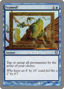 Framed! - Unhinged (UNH) #33 - Common Magic: The Gathering Trading Card