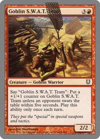Goblin S.W.A.T. Team - Unhinged (UNH) #80 - Common Magic: The Gathering Trading Card
