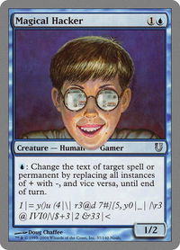 Magical Hacker - Unhinged (UNH) #37 - Uncommon Magic: The Gathering Trading Card