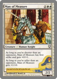 Man of Measure - Unhinged (UNH) #18 - Common Magic: The Gathering Trading Card