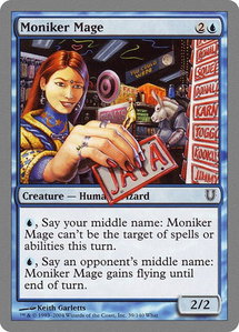 Moniker Mage - Unhinged (UNH) #39 - Common Magic: The Gathering Trading Card