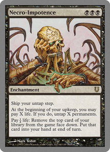 Necro-Impotence - Unhinged (UNH) #60 - Rare Magic: The Gathering Trading Card