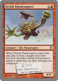 Orcish Paratroopers - Unhinged (UNH) #83 - Common Magic: The Gathering Trading Card