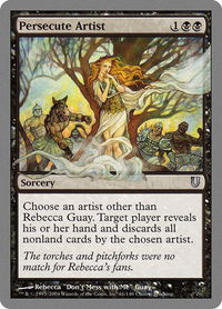 Persecute Artist - Unhinged (UNH) #61 - Uncommon Magic: The Gathering Trading Card