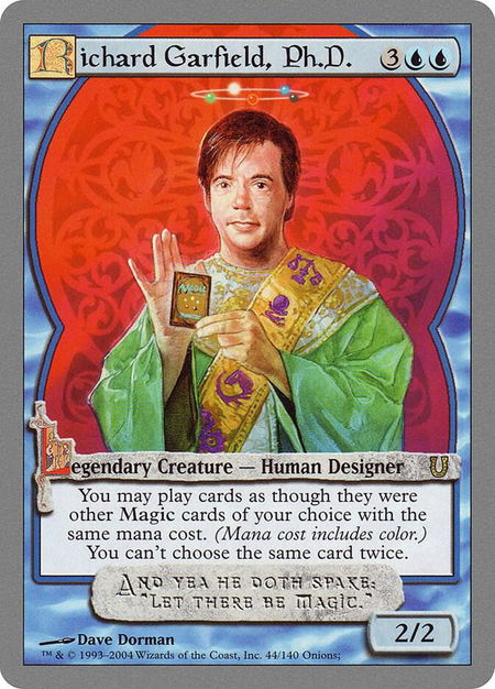 Richard Garfield, Ph.D. - Unhinged Magic: The Gathering trading card