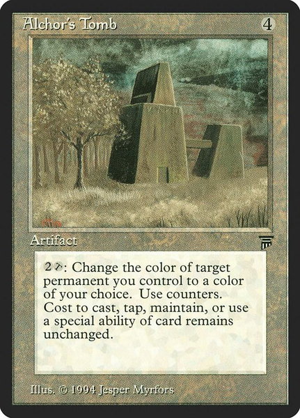 Alchor's Tomb trading card from Legends Alchor's Tomb - Legends Magic: The Gathering trading card