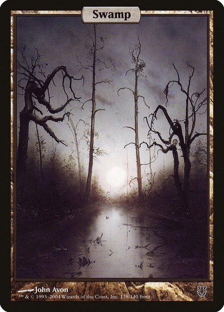 Swamp - Full Art - Unhinged Magic: The Gathering trading card
