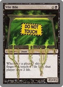 Vile Bile - Unhinged (UNH) #65 - Common Magic: The Gathering Trading Card