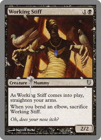 Working Stiff - Unhinged (UNH) #68 - Uncommon Magic: The Gathering Trading Card