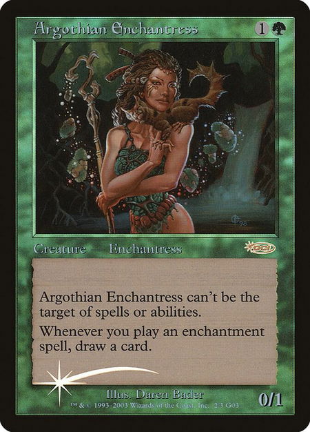 Argothian Enchantress - Judge Promos Magic: The Gathering trading card