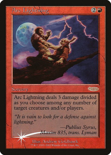Arc Lightning - Arena Promos Magic: The Gathering trading card