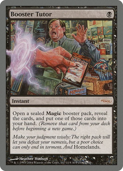 Booster Tutor - Arena Promos Magic: The Gathering trading card