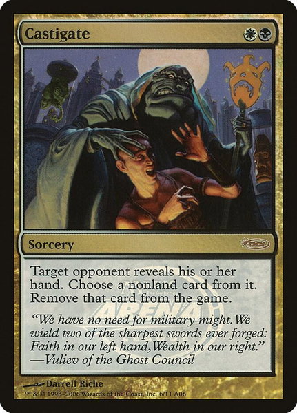 Castigate - Arena Promos Magic: The Gathering trading card