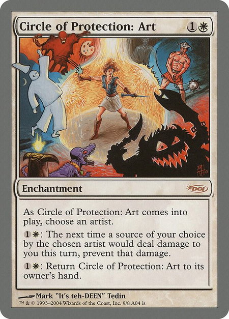 Circle of Protection: Art - Arena Promos Magic: The Gathering trading card