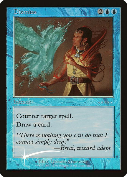 Dismiss trading card from Arena Promos Dismiss - Arena Promos Magic: The Gathering trading card