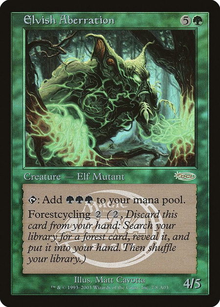 Elvish Aberration - Arena Promos Magic: The Gathering trading card