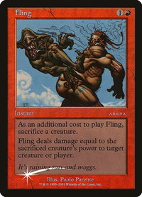 Fling - Arena Promos (ARENA) #6 - Promo Magic: The Gathering Trading Card