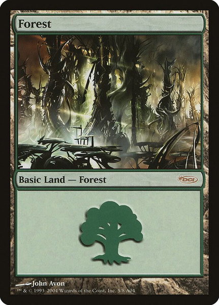 Forest (2004) - Arena Promos Magic: The Gathering trading card